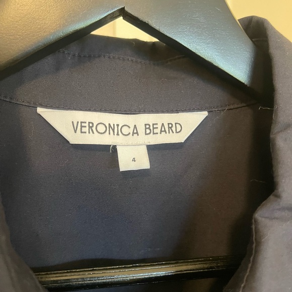 NWOT Veronica Beard Lucca Shift Dress in Navy Size 4 - Picture 10 of 11